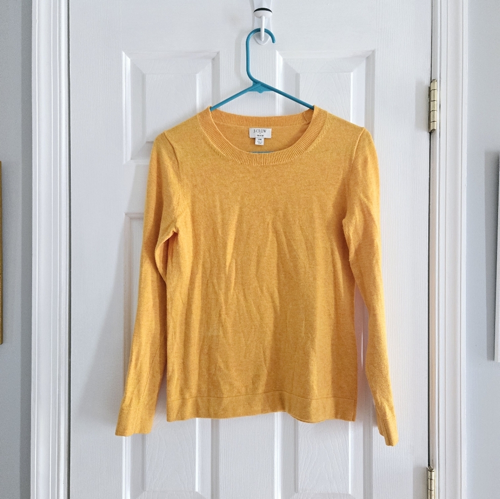 Yellow J. Crew Soft Sweater
